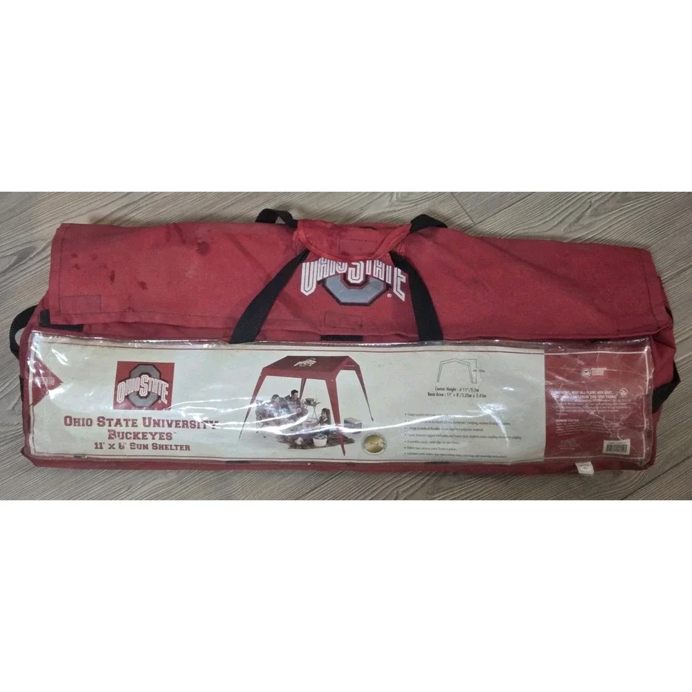 Ohio State Buckeyes Sun Shelter 11'x8'‎ Officially Licensed Beach Event Tent
